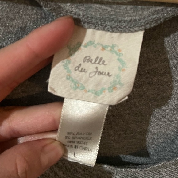 Belle du jour juniors T shirt feather and compass - Picture 2 of 2